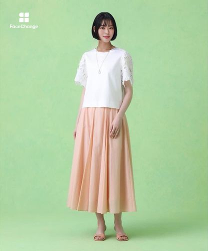 コンパクトポンチスカラップ袖 プルオーバー|ANAYI OFFICIAL ONLINE