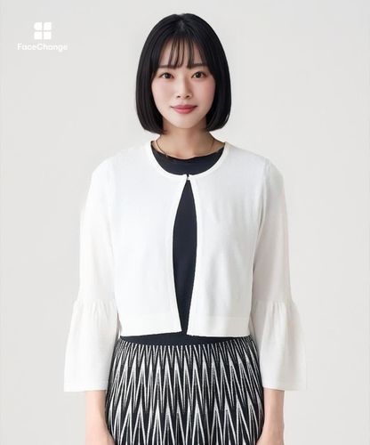 レーヨンナイロンボレロカーディガン|ANAYI OFFICIAL ONLINE STORE