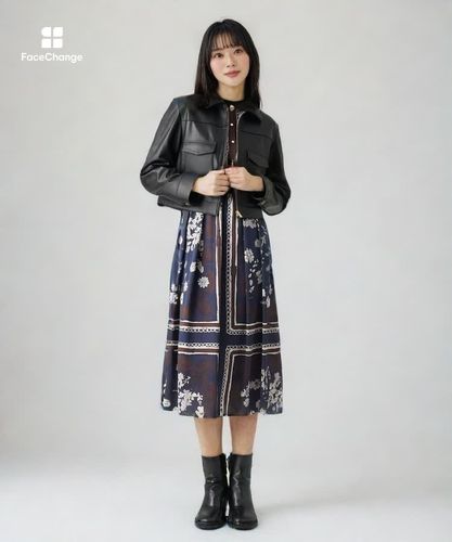 ラムレザーステンカラー ジャケット|ANAYI OFFICIAL ONLINE STORE