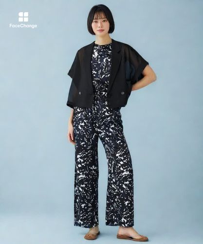 シアーオーガンフレンチスリーブジャケット|ANAYI OFFICIAL ONLINE