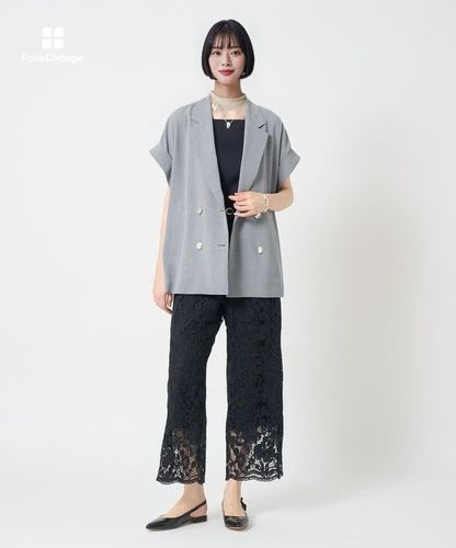 オーガンリネンライクフレンチジャケット|ANAYI OFFICIAL ONLINE STORE