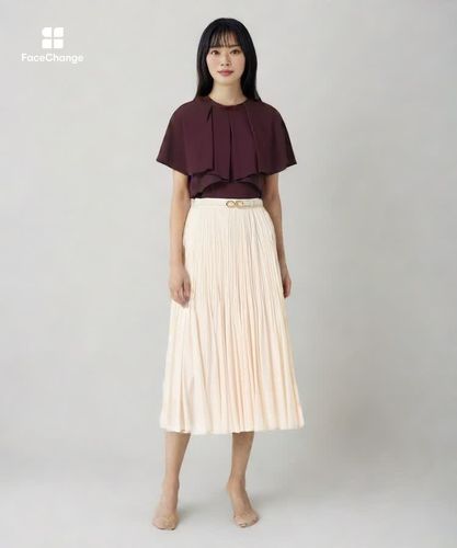 ライトローンサーキュラーフレアスカート|ANAYI OFFICIAL ONLINE STORE