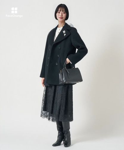 レースフラワーチュールギャザー スカート|ANAYI OFFICIAL ONLINE