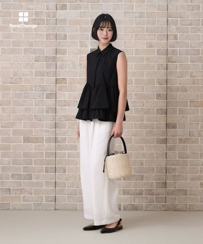 タフタフリルペプラムシャツ|ANAYI OFFICIAL ONLINE STORE｜アナイ