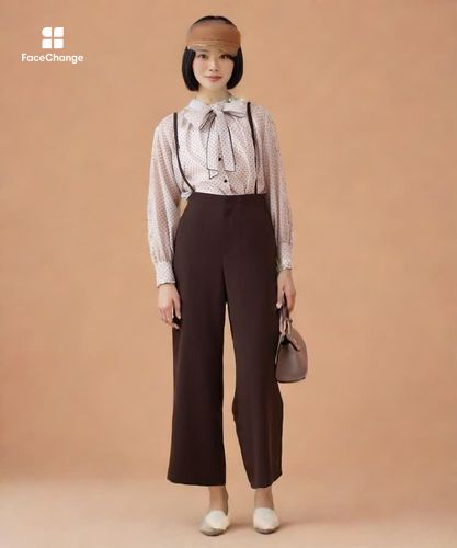 ドットオーガンジーリボンブラウス|ANAYI OFFICIAL ONLINE STORE