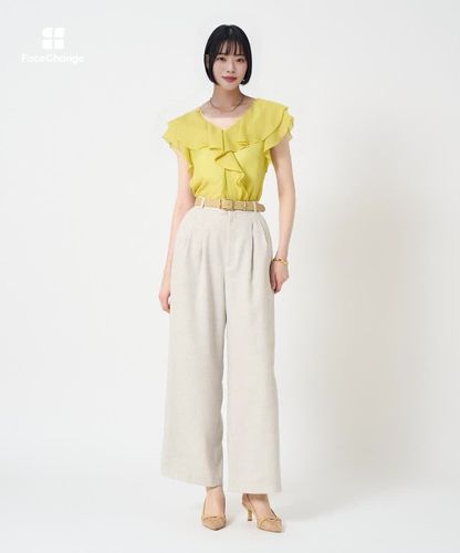 スパンローンラッフル ブラウス|ANAYI OFFICIAL ONLINE STORE｜アナイ