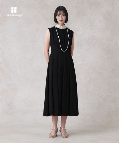 トリアセリネンノースリーブ ワンピース|ANAYI OFFICIAL ONLINE STORE