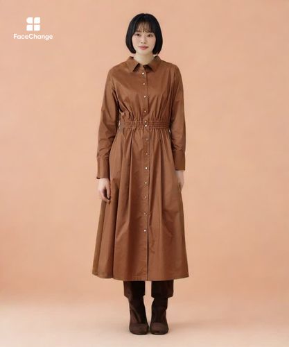 ブライトグログランシャツ ワンピース|ANAYI OFFICIAL ONLINE STORE