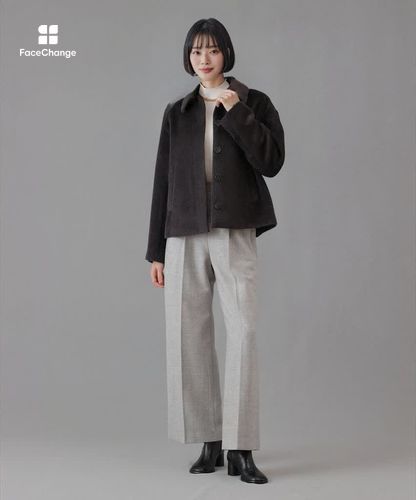 アルパカシャギーショートコート|ANAYI OFFICIAL ONLINE STORE｜アナイ