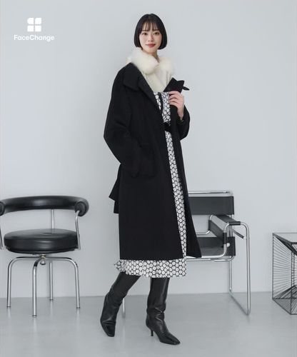 カシミヤ混スタンドカラーコート|ANAYI OFFICIAL ONLINE STORE｜アナイ