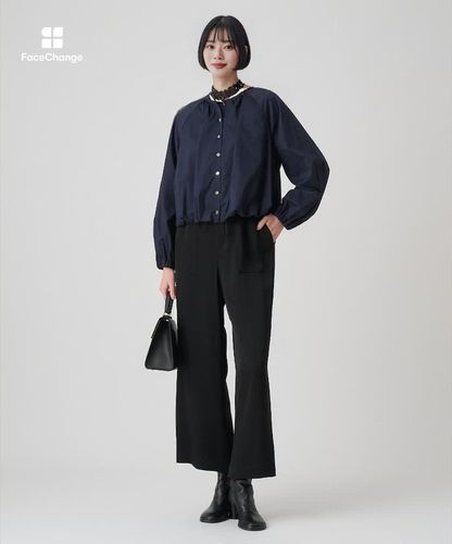 アナイ　ANAYI　レース　カットソー　ネイビー　38 アナイ ANAYI レース カットソー ネイビー 38 【公式通販】