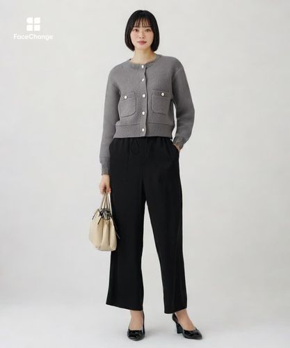 ウールブークレブルゾン カーディガン|ANAYI OFFICIAL ONLINE STORE