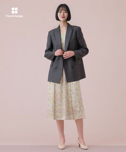 セットアップ対応商品】ウールツイルダブルジャケット|ANAYI OFFICIAL