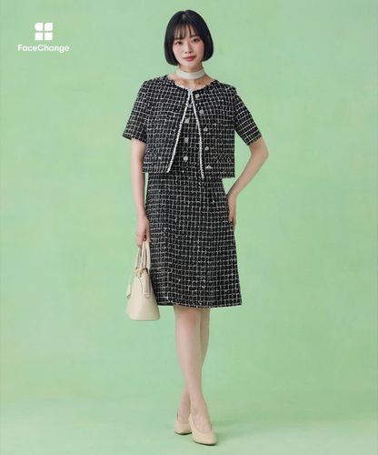 カラミツイードチェック ジャケット〈セットアップ対応商品〉|ANAYI