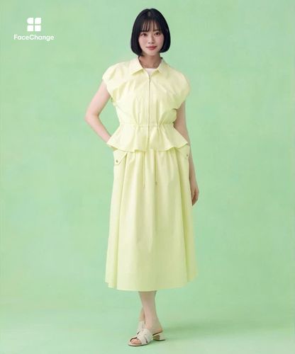 2WAYストレッチ衿付き ブラウス〈セットアップ対応商品〉|ANAYI