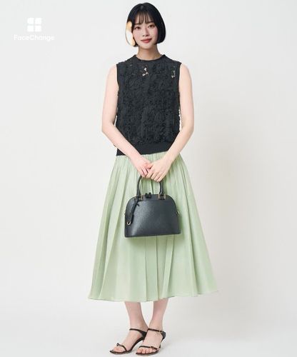 テープエンブロイダリーリブ ブラウス|ANAYI OFFICIAL ONLINE STORE