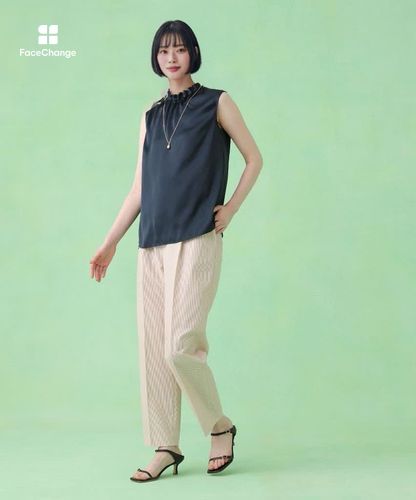 ヴィンテージサテンスタンドブラウス|ANAYI OFFICIAL ONLINE STORE