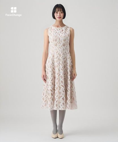 カスカータチュールフレア ワンピース|ANAYI OFFICIAL ONLINE STORE