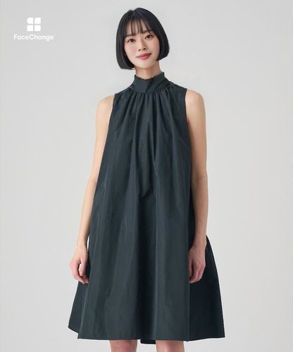 タフタハイネックAライン ワンピース|ANAYI OFFICIAL ONLINE STORE