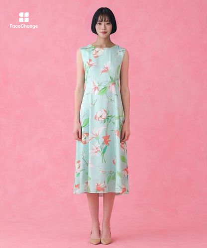 リリーフラワープリントフレア ワンピース|ANAYI OFFICIAL ONLINE