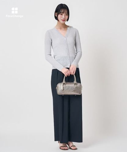 ラメリブVネックカーディガン|ANAYI OFFICIAL ONLINE STORE｜アナイ