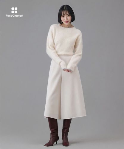 ファー加工バイカラー プルオーバー|ANAYI OFFICIAL ONLINE STORE