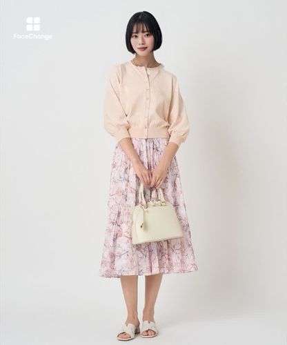 アソートビジュー釦七分袖 カーディガン|ANAYI OFFICIAL ONLINE STORE