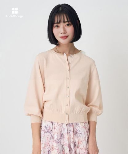 アソートビジュー釦七分袖 カーディガン|ANAYI OFFICIAL ONLINE STORE
