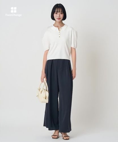トリアセツイルタックイージーパンツ〈セットアップ対応商品〉|ANAYI