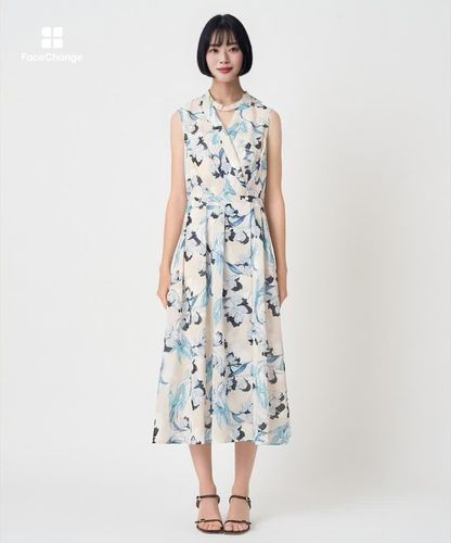 ラーレプリントカシュクール ワンピース|ANAYI OFFICIAL ONLINE STORE