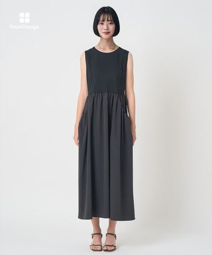 ポンチ×タフタバックシャン ワンピース|ANAYI OFFICIAL ONLINE STORE