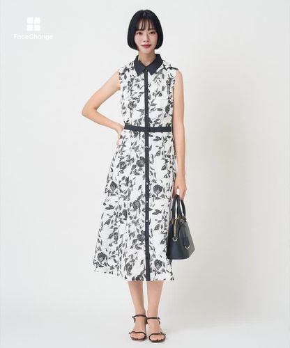 コットン刺繍プリントシャツ ワンピース|ANAYI OFFICIAL ONLINE STORE