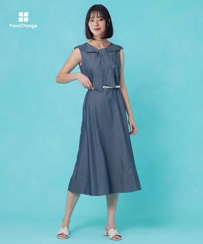 リヨセルポリツイルボウタイ ワンピース|ANAYI OFFICIAL ONLINE STORE