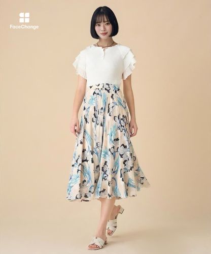 ペーパーリブティアードスリーブ プルオーバー|ANAYI OFFICIAL ONLINE