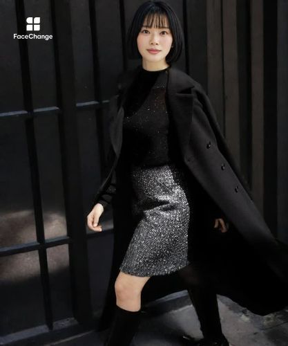 ウールシャギーダブルロングコート|ANAYI OFFICIAL ONLINE STORE