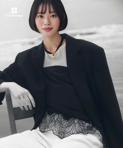 美品　ANAYI  レース　ニット　シルク　ブラック　黒　シルク シルクデシンレース付きキャミ|ANAYI OFFICIAL ONLINE STORE｜アナイ