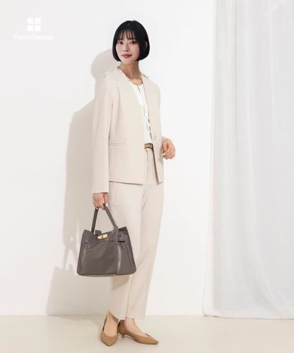 セットアップ対応》ウォッシャブル2WAYツイルストレッチジャケット（6