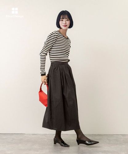 MACHATT メモリーバルーンスカート セットアップ対応》【MAQWEL/マクウェル】ナイロンバルーンスカート（6