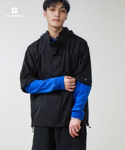 たくと TAION/タイオン】HI-NECK W-ZIP DETACHABLE LIGHT JACKET（6-0621-1-54