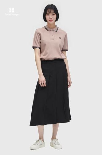 Taped Track Skirt(8 102：BLACK): | FRED PERRY JAPAN | フレッドペリー日本公式サイト フレッドペリー　黒スカート