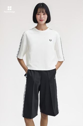 Taped T-Shirt(10 129：SNOW WHITE): | FRED PERRY JAPAN | フレッド
