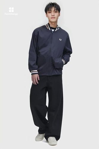Twill Tennis Bomber Jacket(S 608：NAVY): | FRED PERRY JAPAN