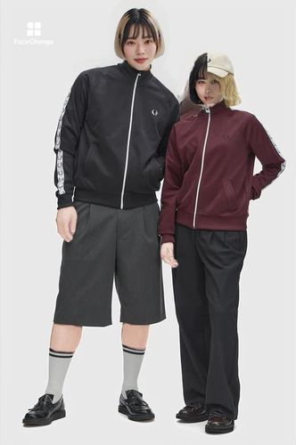Taped Track Jacket(10 597：OXBLOOD): | FRED PERRY JAPAN | フレッド