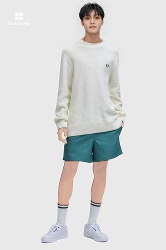 Textured Jumper(S 560：ECRU): | FRED PERRY JAPAN | フレッドペリー