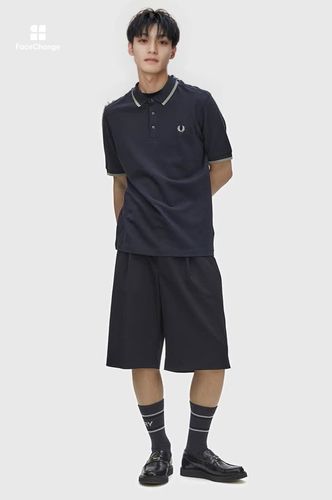 Collar Detail Polo Shirt(S 608：NAVY): | FRED PERRY JAPAN