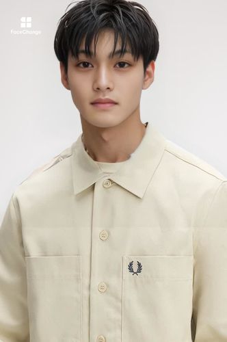 Twill Overshirt(S 691：OATMEAL): | FRED PERRY JAPAN | フレッド