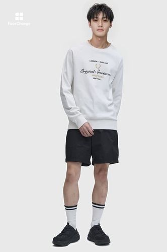 Original Sportswear Sweatshirt(M 129：SNOW WHITE): | FRED PERRY