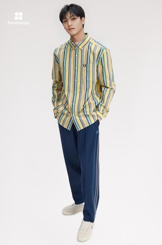 Relaxed Stripe Shirt(S 26A：LEMON BARLEY): | FRED PERRY JAPAN