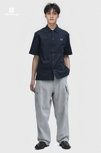 Basket Weave Shirt(S 102：BLACK): | FRED PERRY JAPAN | フレッド