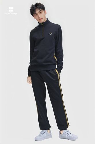 r5259 フレッドペリー Fred Perry スウェット トップス FRED PERRY【フレッドペリー】 Half zip sweatshirt 